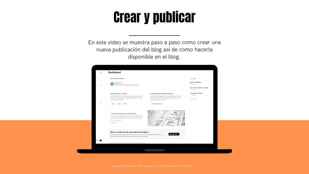 Crear y publicar