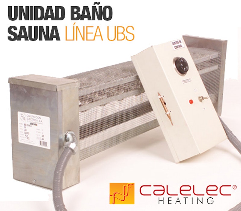 UNIDAD BAÑO SAUNA, GENERADOR DE CALOR Y HUMEDAD PARA BAÑO