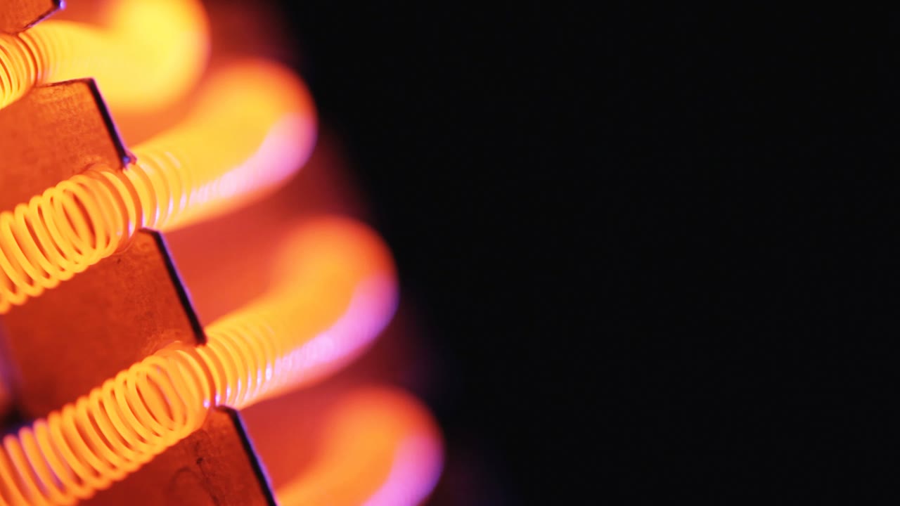 Resistencias eléctricas CALELEC al rojo vivo